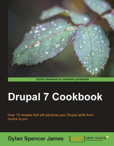 “Drupal 7 Cookbook” book cover